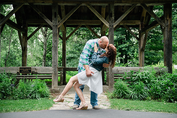 Juliet + Clint's Wisconsin engagement session took place at the Botanical Gardens of Green Bay on a gorgous July evening.