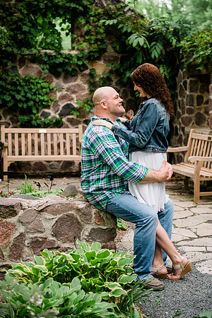 Juliet + Clint's Wisconsin engagement session took place at the Botanical Gardens of Green Bay on a gorgous July evening.