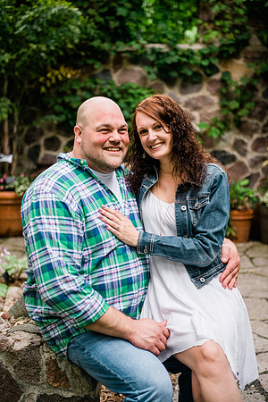 Juliet + Clint's Wisconsin engagement session took place at the Botanical Gardens of Green Bay on a gorgous July evening.