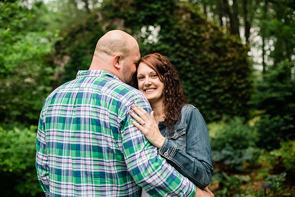 Juliet + Clint's Wisconsin engagement session took place at the Botanical Gardens of Green Bay on a gorgous July evening.