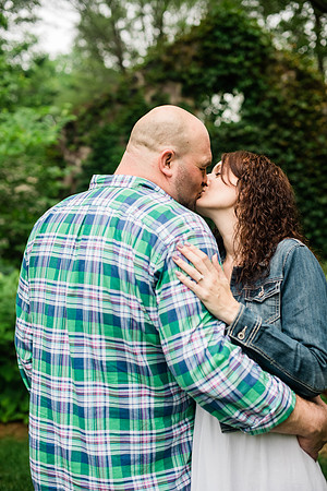 Juliet + Clint's Wisconsin engagement session took place at the Botanical Gardens of Green Bay on a gorgous July evening.