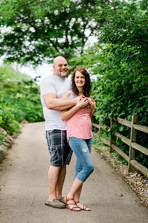 Juliet + Clint's Wisconsin engagement session took place at the Botanical Gardens of Green Bay on a gorgous July evening.