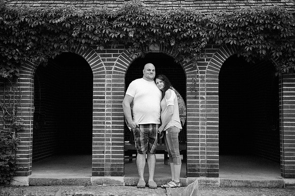 Juliet + Clint's Wisconsin engagement session took place at the Botanical Gardens of Green Bay on a gorgous July evening.