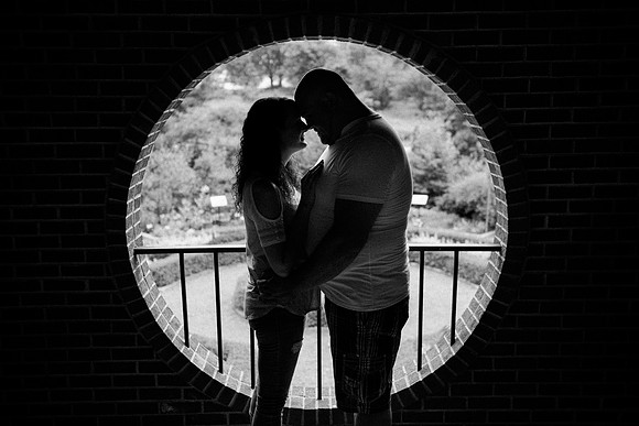 Juliet + Clint's Wisconsin engagement session took place at the Botanical Gardens of Green Bay on a gorgous July evening.