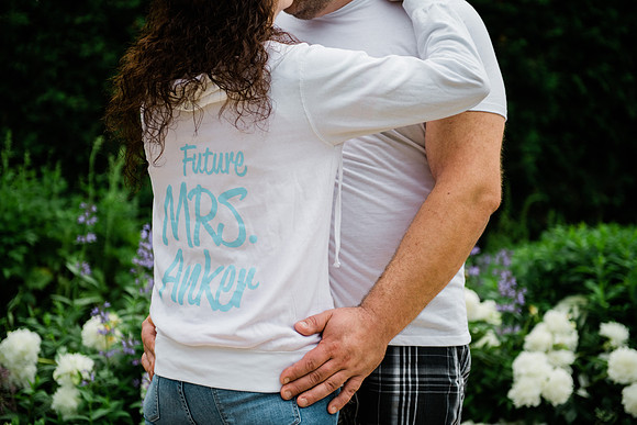 Juliet + Clint's Wisconsin engagement session took place at the Botanical Gardens of Green Bay on a gorgous July evening.